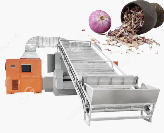 Continuous Onion Drying Dehydrator Machine With Mesh Belt